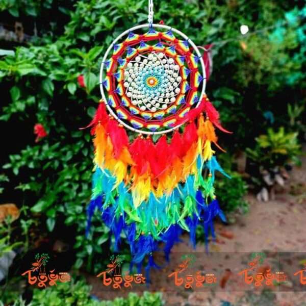 Choturvuz Rainbow Pearl Dream Catcher