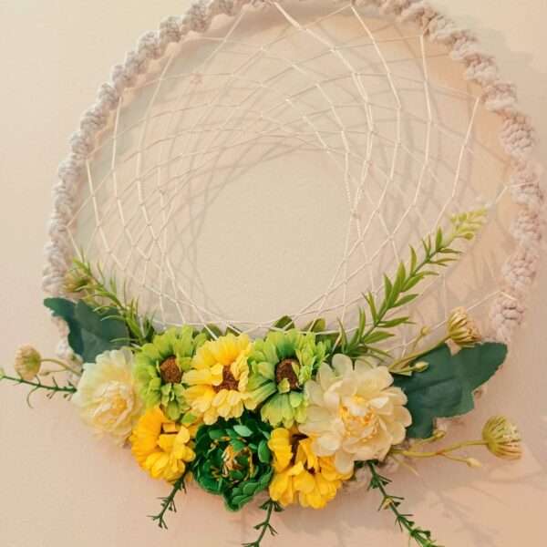 Flower dream catcher