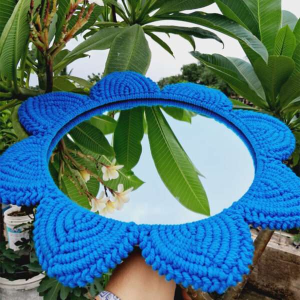 Macrame mirror
