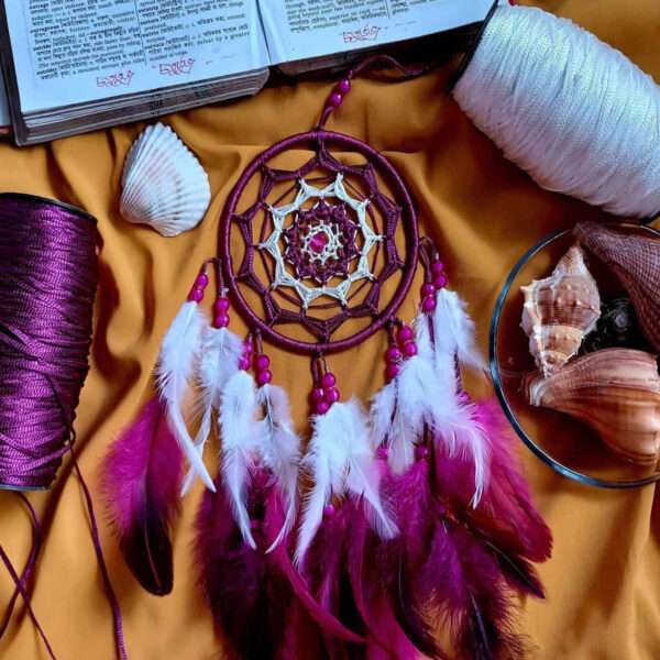 Choturvuz Royal Plum Dream Catcher