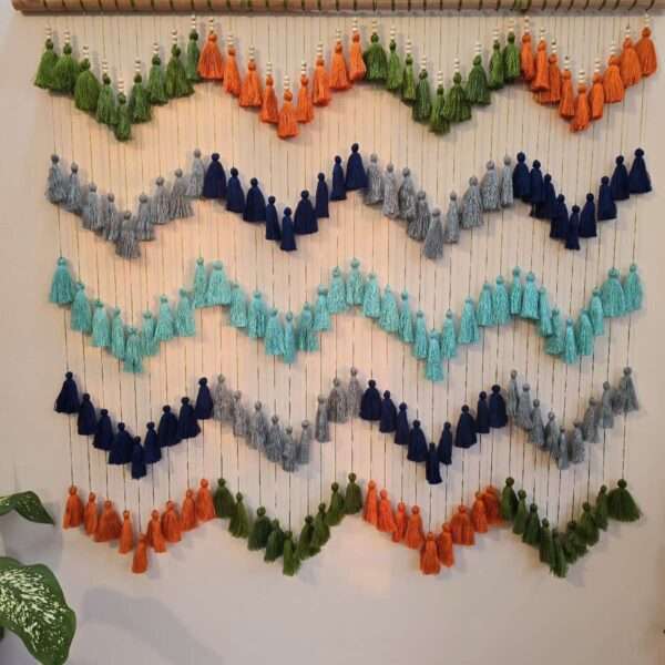 Choturvuz Thread Fall Wall Hanging