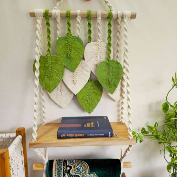 Macrame Quran shelf