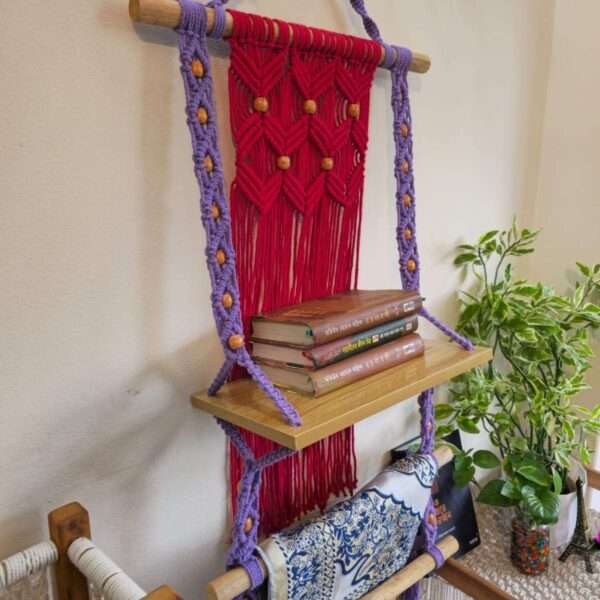 Macrame Quran shelf