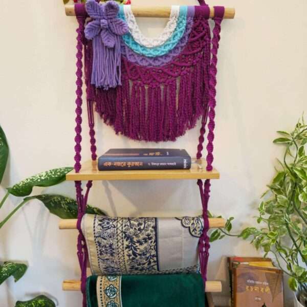 Macrame Quran shelf