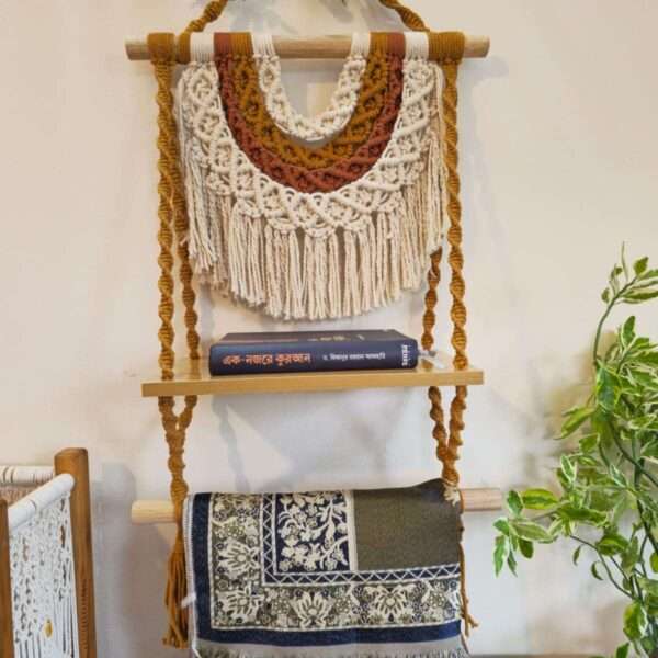 Macrame Quran shelf