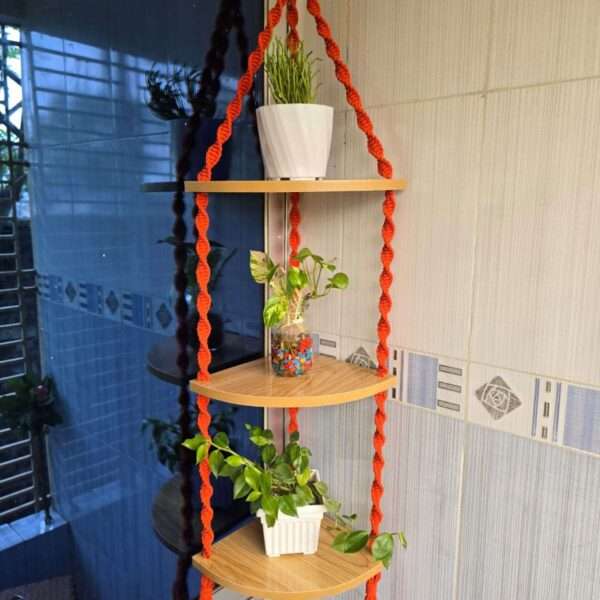 Macrame Corner shelf