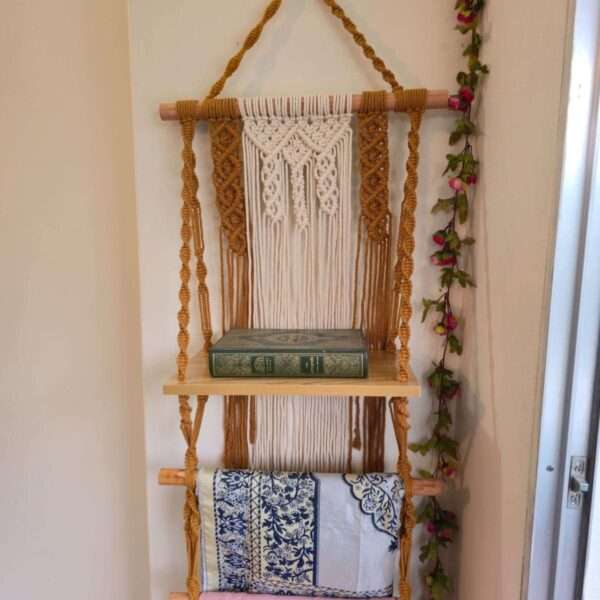 Macrame Quran shelf