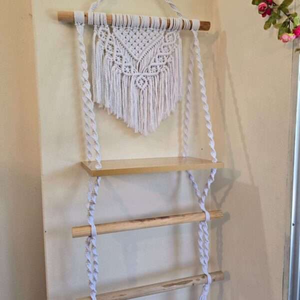 Macrame Quran shelf
