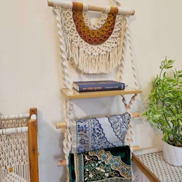 Macrame Quran shelf