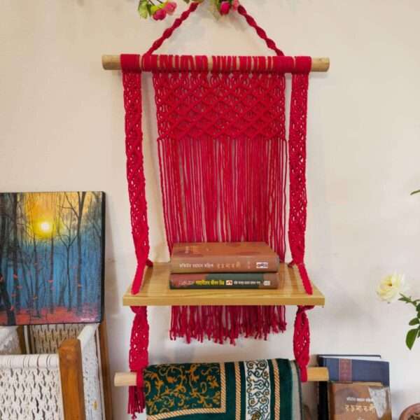 Macrame Quran shelf