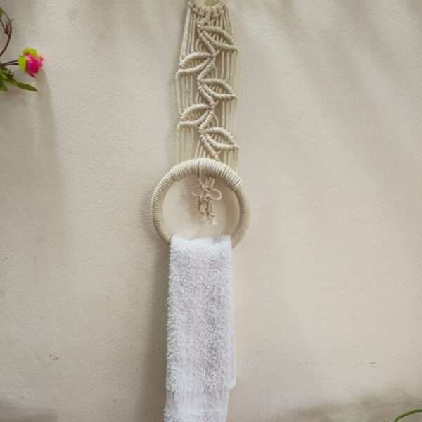 Macrame Towel Hanger