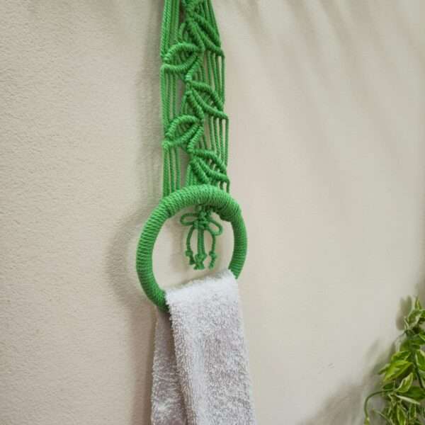 Macrame Towel Hanger
