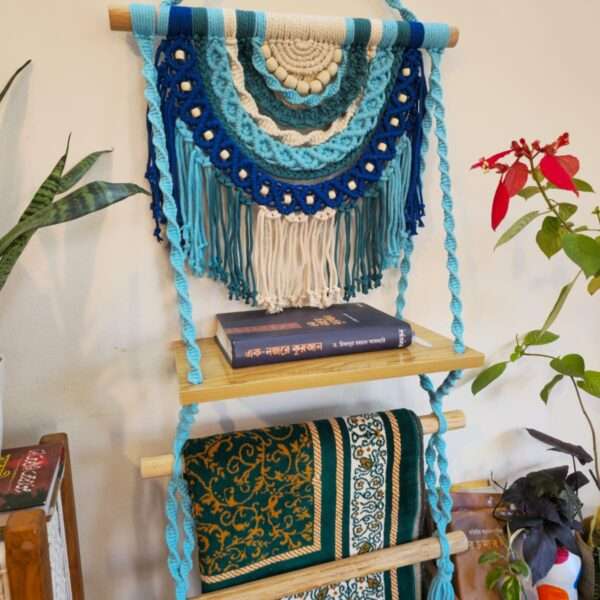 Macrame Quran shelf