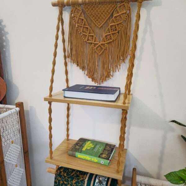 Macrame Quran shelf