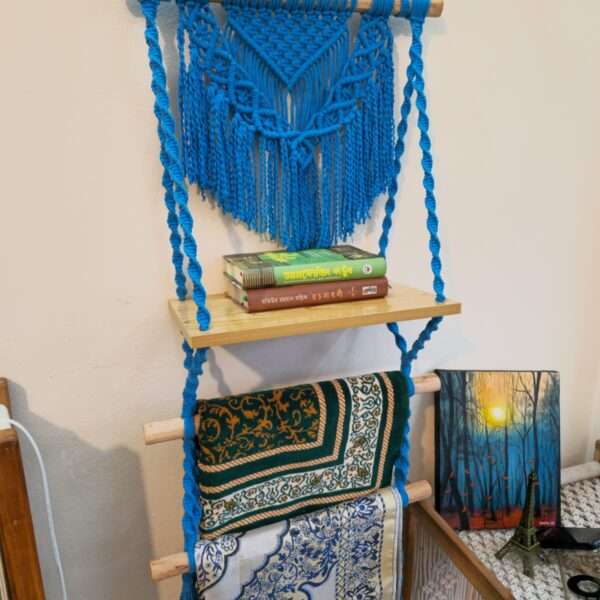 Macrame Quran shelf