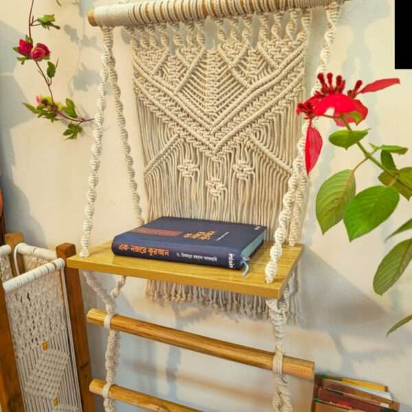 Macrame Quran shelf