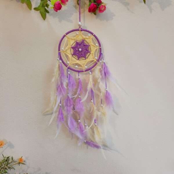 Handstich dream catcher ( mini size)