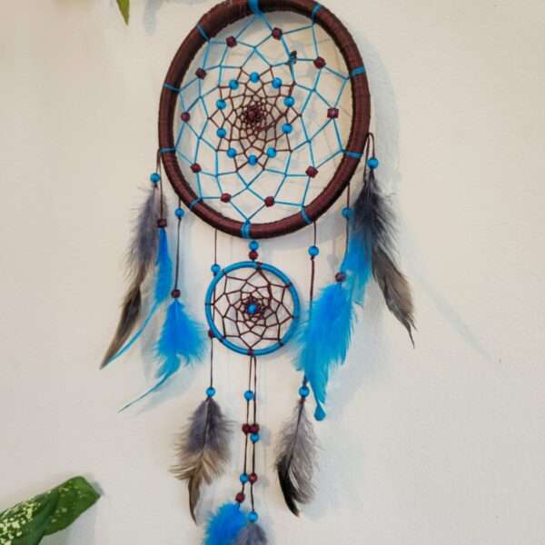Hand stich dream catcher ( mini size)