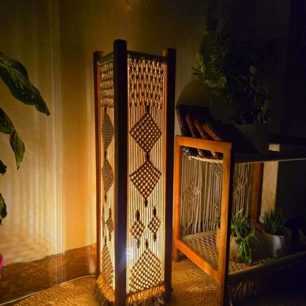 Macrame Lamp (10"/ 36")