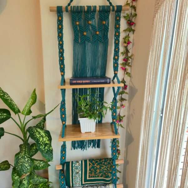 Macrame Quran shelf