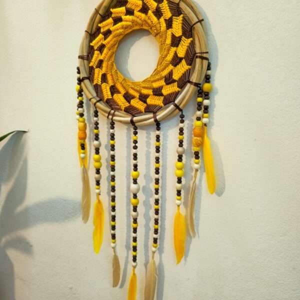 Hand stitch Dream catcher( African Theme)