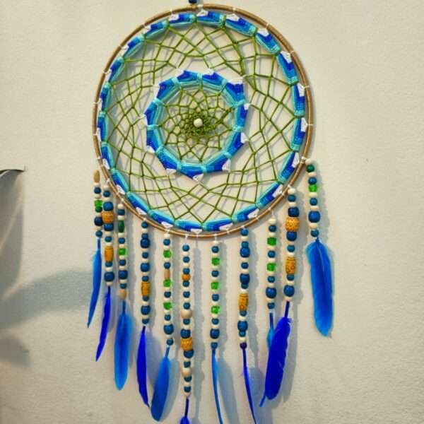 Hand stitch Dream catcher( African Theme)