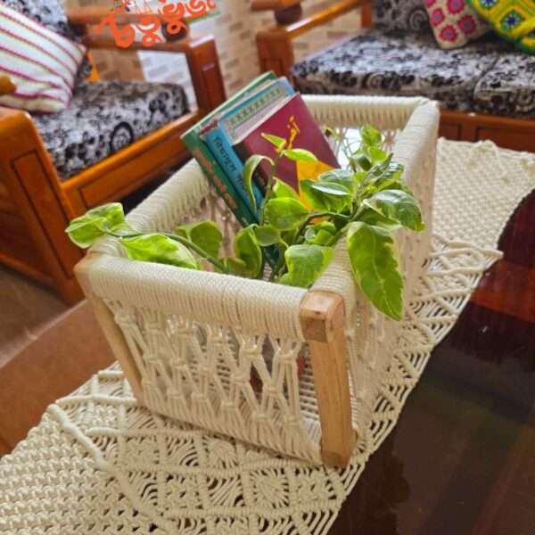 Macrame basket ( 8"/15")