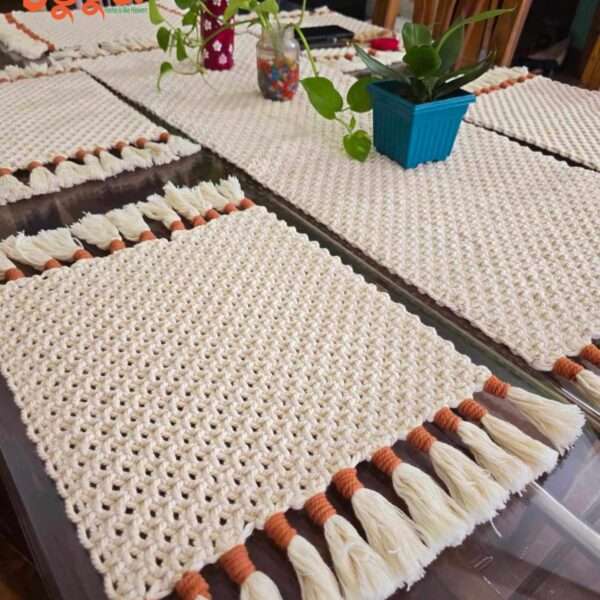 Macrame Dining Mat ( Full set)