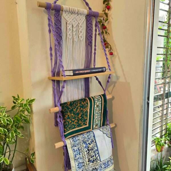 Macrame Quran shelf