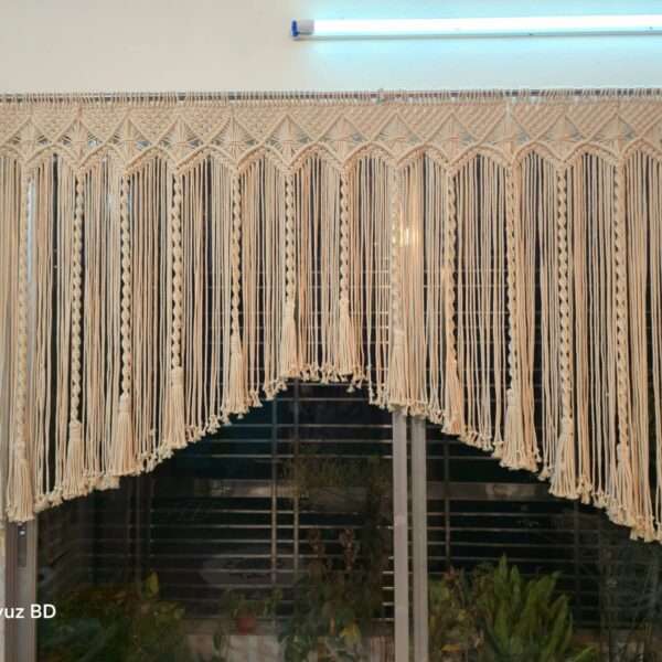 Macrame Half Curtain (70"/40" feet)