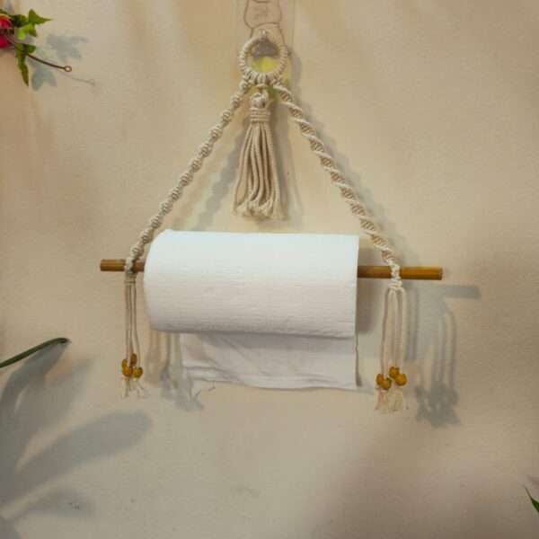 Macrame Tissue Hanger