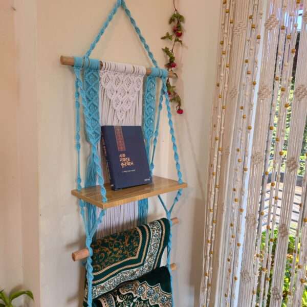 Macrame Quran shelf
