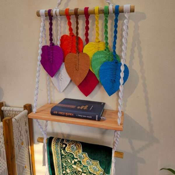 Macrame Quran shelf