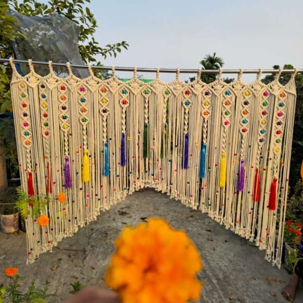 Macrame Half Curtain (5/4 feet)