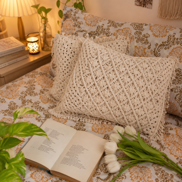 Choturvuz Macrame Cushion Cover