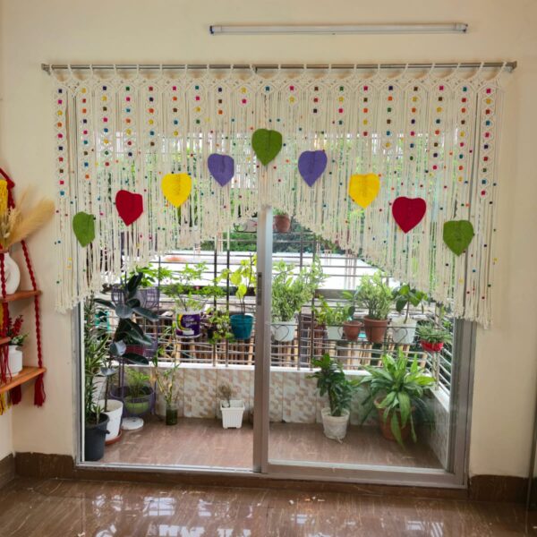 Choturvuz Leaf Wave Half Curtain