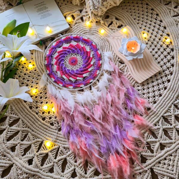 Choturvuz Pink Blush Dream Catcher
